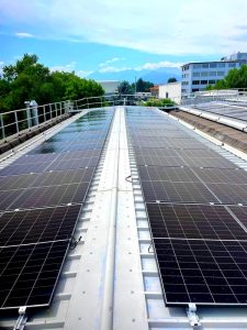 Impianto fotovoltaico su capannone